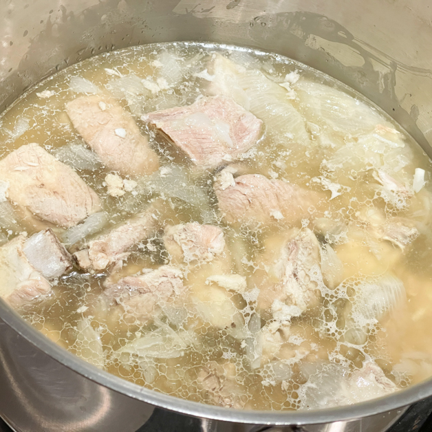 Fermented mustard green soup dua cai chua